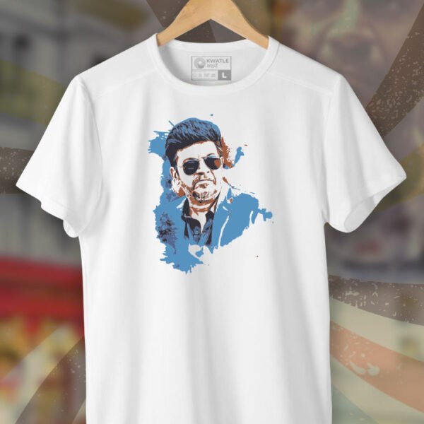 Stylish Shivanna– White T-Shirt